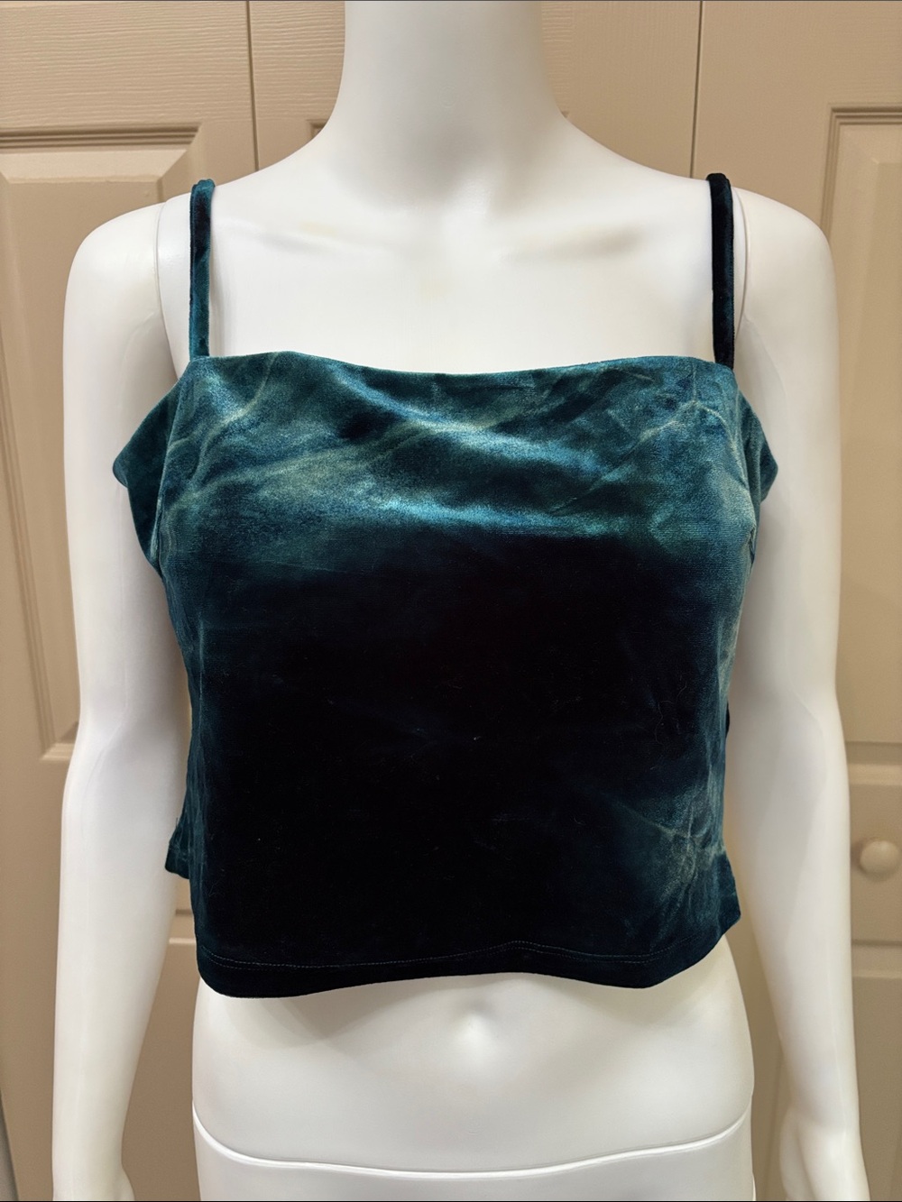 FOREVER 21 velvet cropped cami